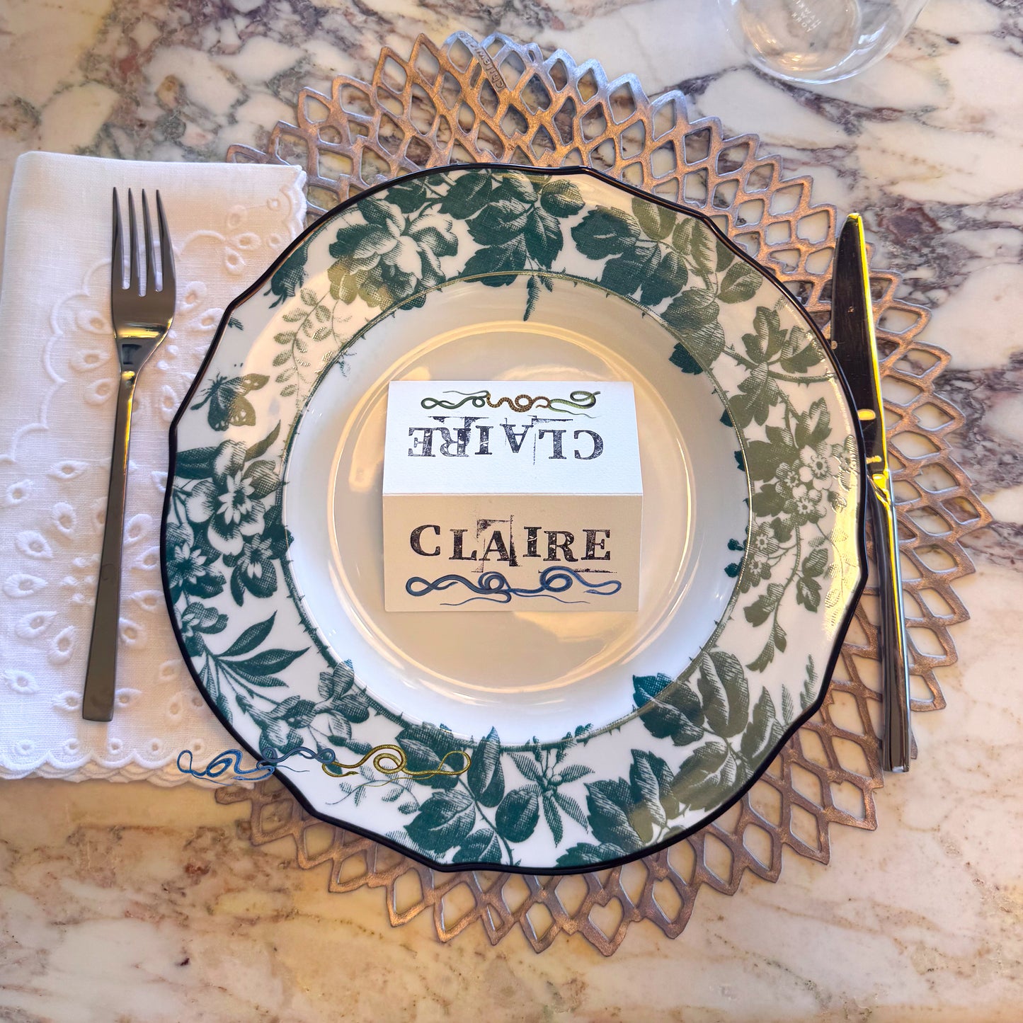 Claire Place Cards (Sets of 12, 24)